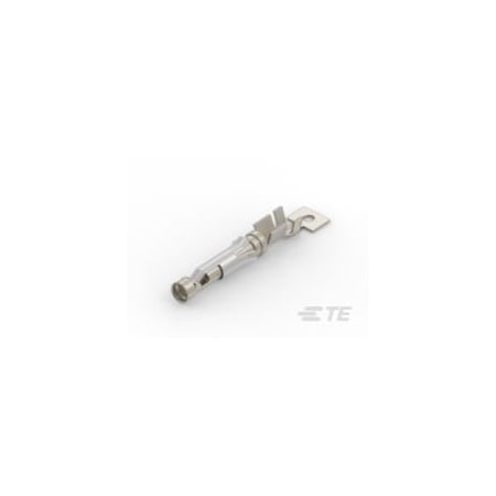 Te Connectivity Connector Contact, Size 16 Stud Size, 15 AWG, Crimp Termination Only 163084-2